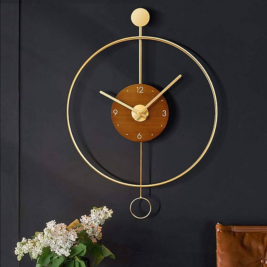 ساعت دیواری مدرن فلزی کدH1005