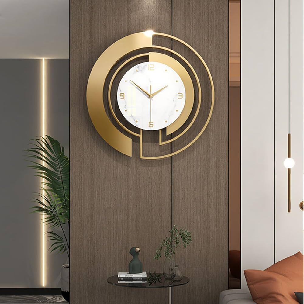 ساعت دیواری فلزی مدرن کدH1007