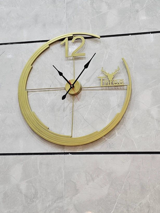 ساعت دیواری مدرن فلزی مینیمال کدH187