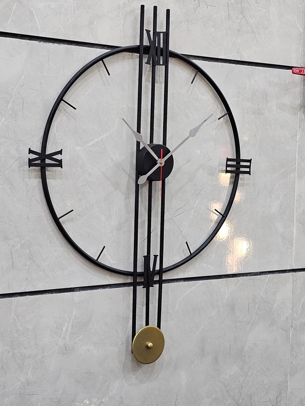 ساعت دیواری مدرن فلزی مینیمالکدH242