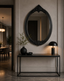فرم آیینه کلاسیک چوبی دکوربلک
