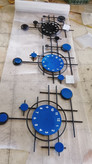 ساعت دیواری مدرن کدH236
